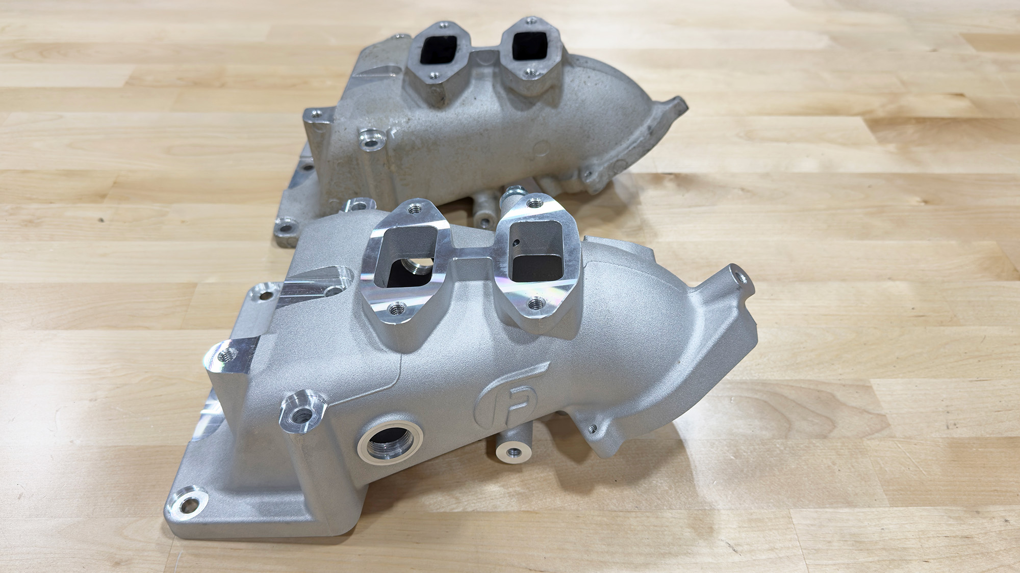 Fleece Performance RAM 6.7L intake compared to stock Cummins intake